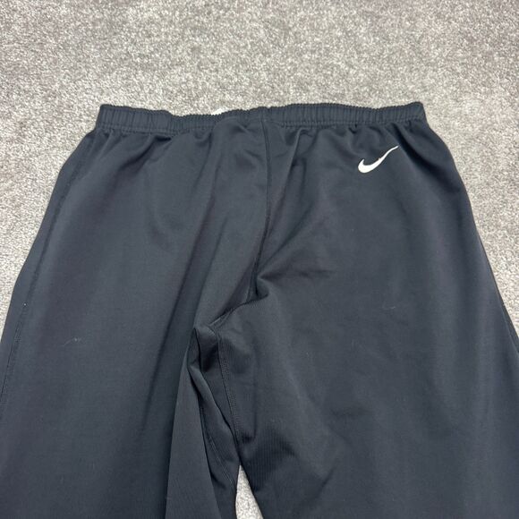 Nike Dri-Fit Vintage 90's Jogger Pants Mens Large Black Ankle Zip Pockets Active - Picture 3 of 14